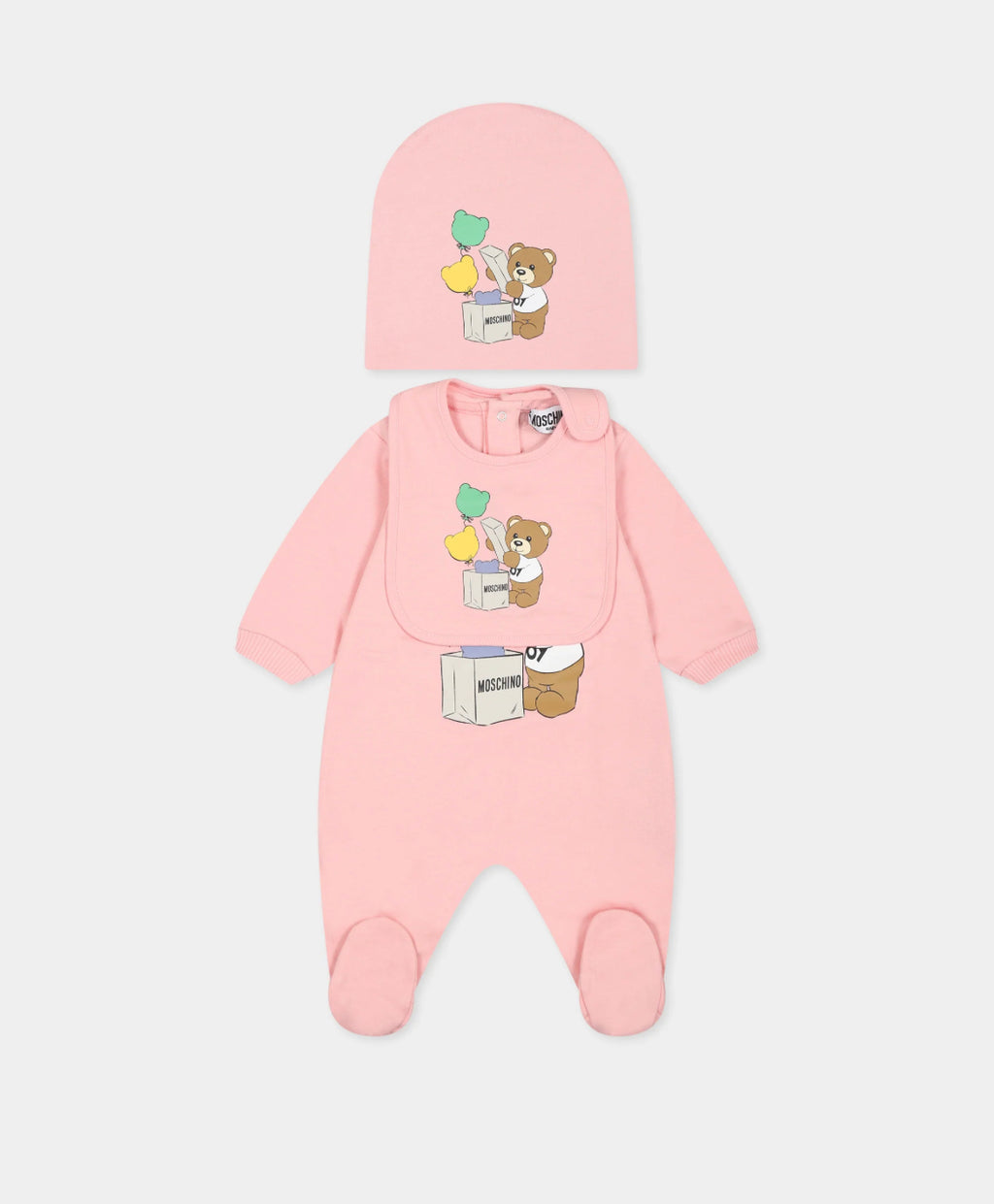 SET TUTINA CAPPELLO BAVETTA MOSCHINO