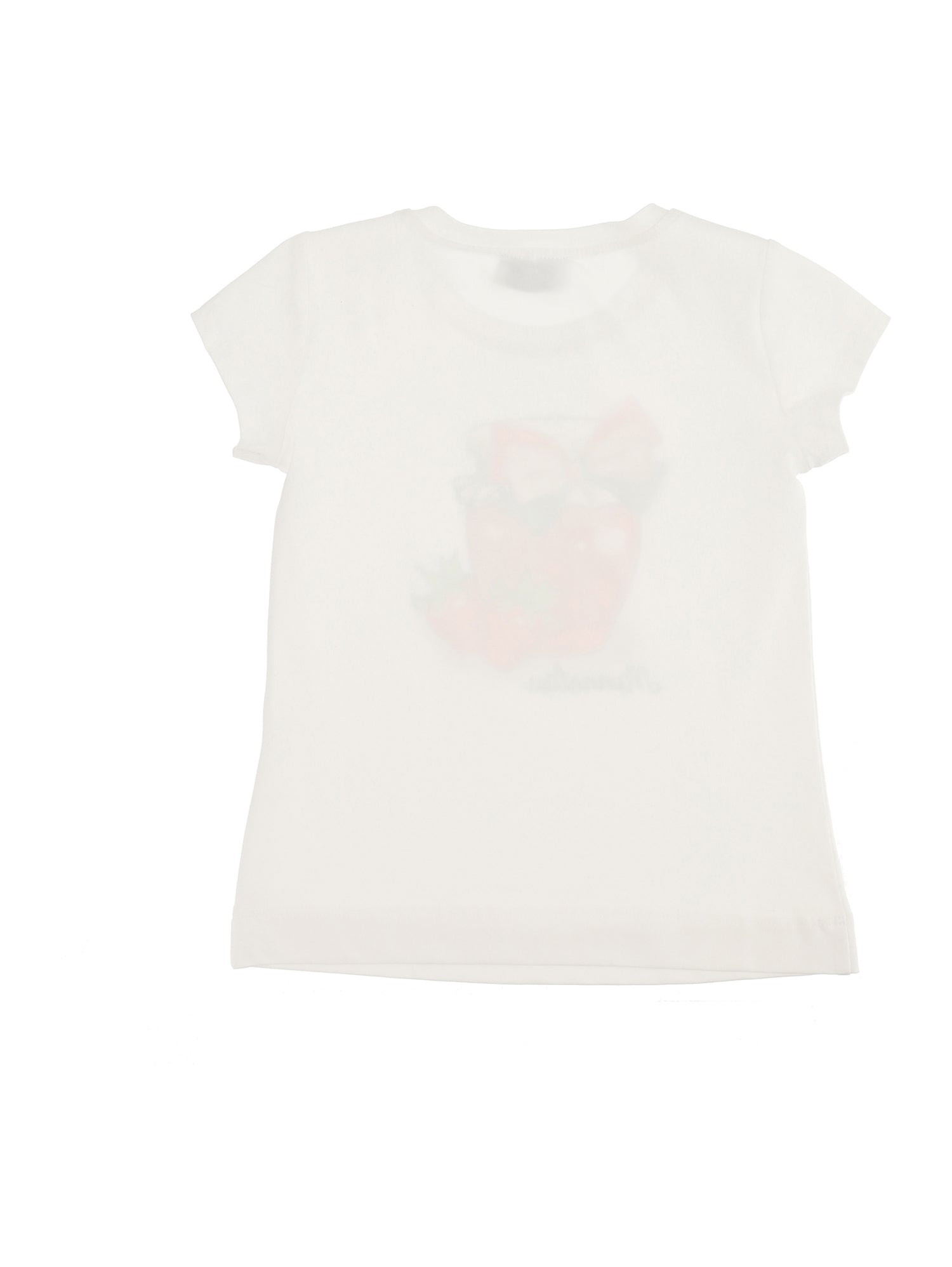 T-SHIRT BIANCA FRAGOLA MONNALISA