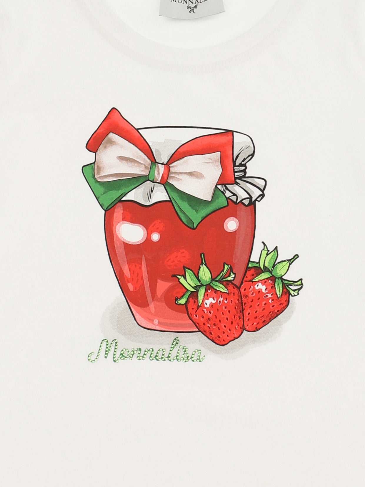 T-SHIRT BIANCA FRAGOLA MONNALISA