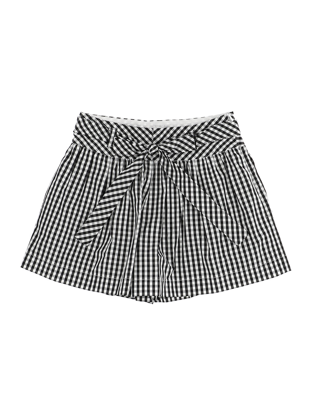 SHORT VICHY NERO MONNALISA