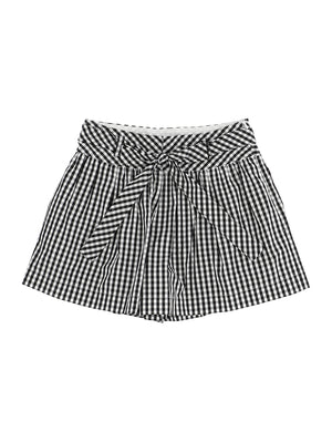 SHORT VICHY NERO MONNALISA