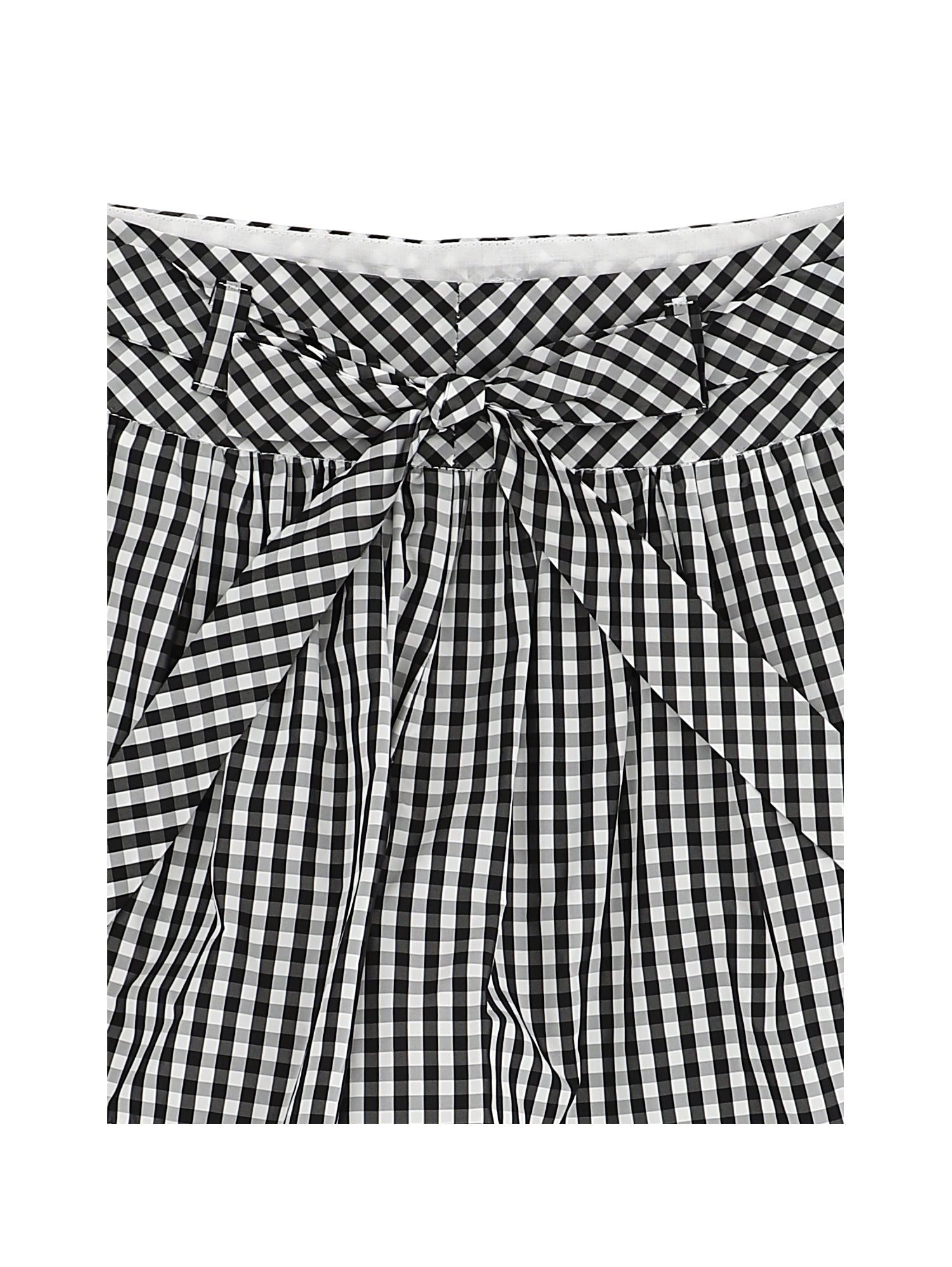 SHORT VICHY NERO MONNALISA