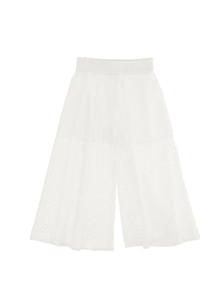 PANTALONE BIANCO MONNALISA