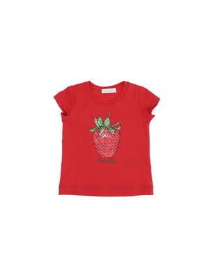 T-SHIRT ROSSA ST. FRAGOLA MONNALISA