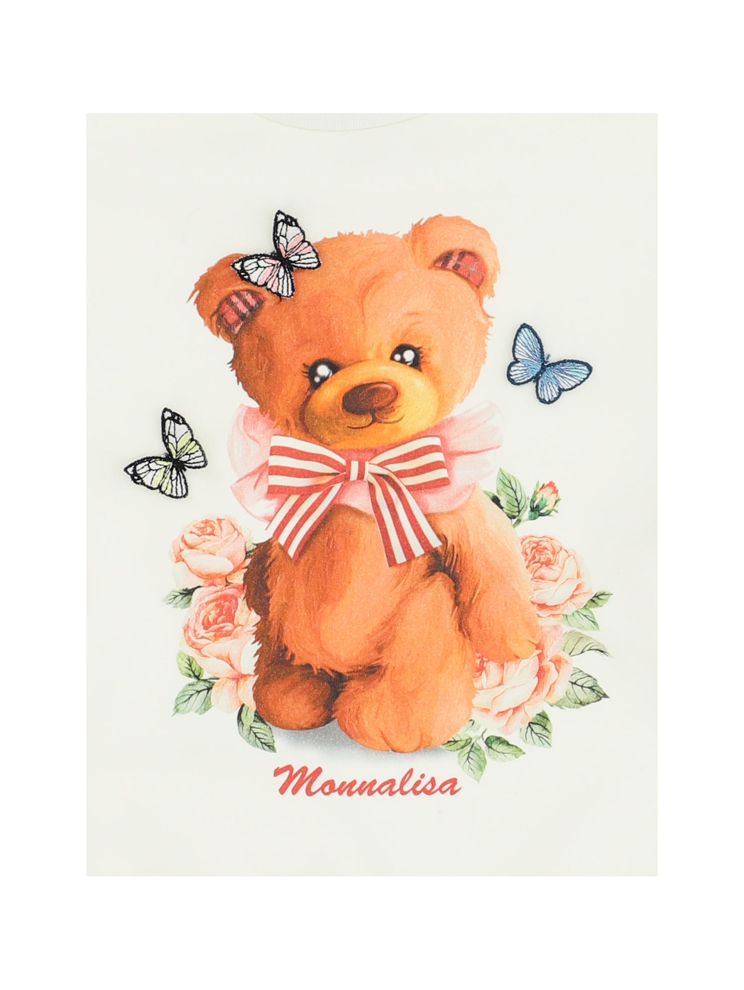 FELPA BIANCA ORSO MONNALISA