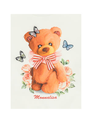 FELPA BIANCA ORSO MONNALISA