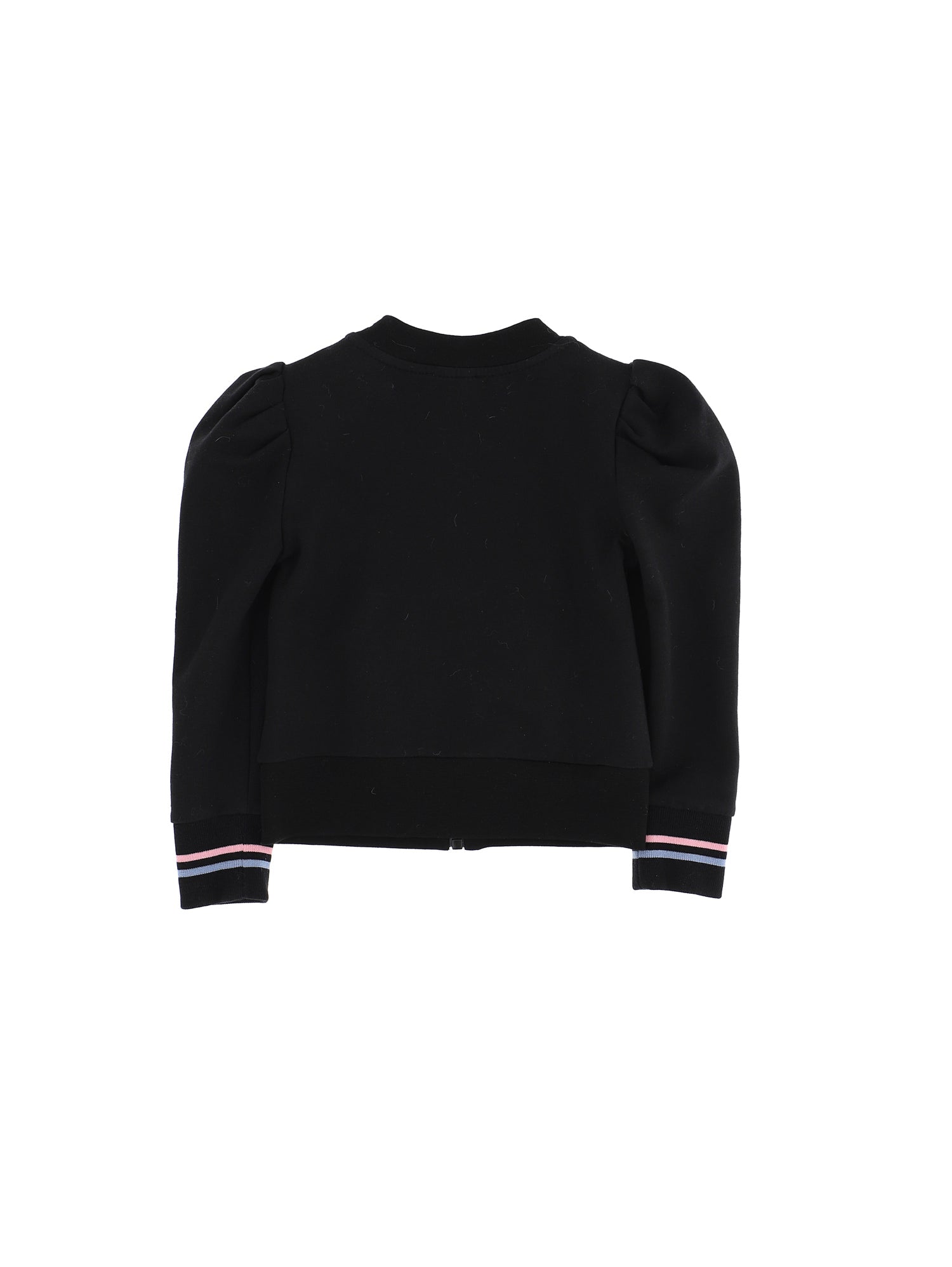 FELPA ZIP NERA MONNALISA