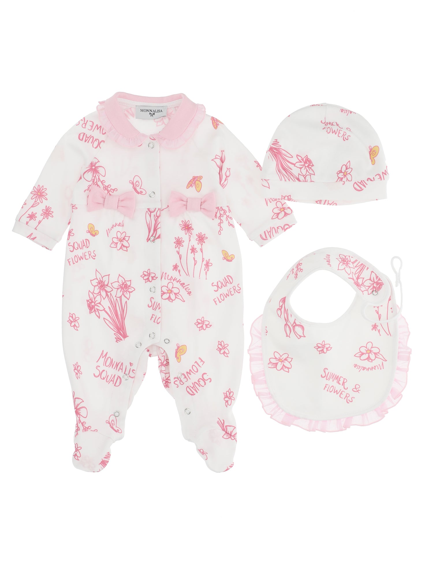SET TUTINA+ CAPPELLINO+ BAVETTA MONNALISA