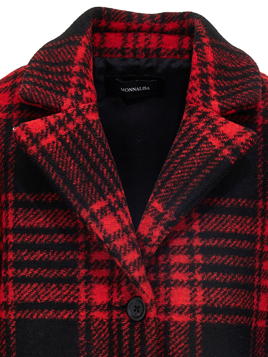 CAPPOTTO NERO/ROSSO MONNALISA