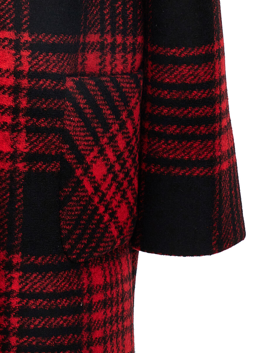 CAPPOTTO NERO/ROSSO MONNALISA