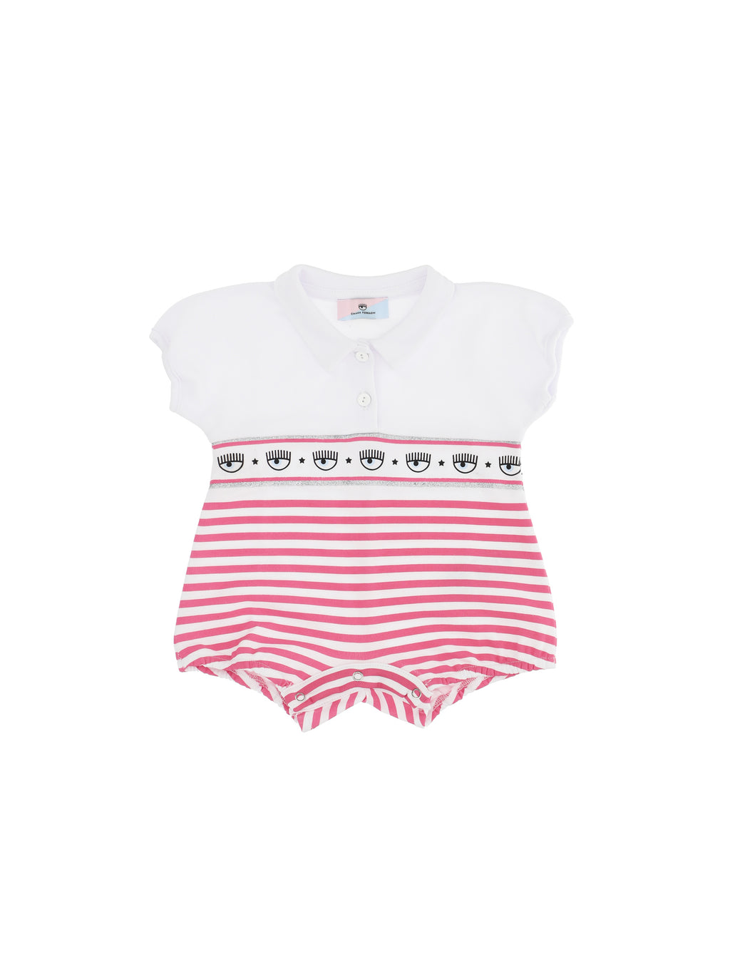 PAGLIACCETTO BIANCO E FUXIA CHIARA FERRAGNI