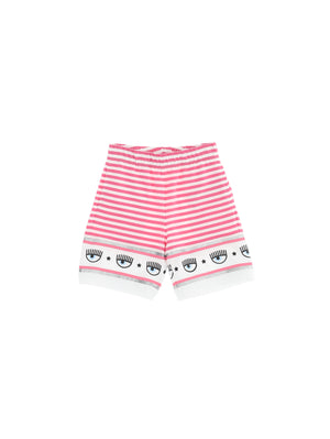 Bermuda bianca e fuxia CHIARA FERRAGNI