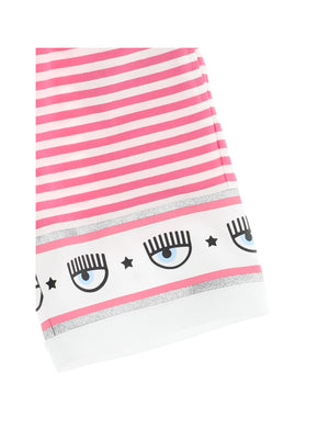 Bermuda bianca e fuxia CHIARA FERRAGNI