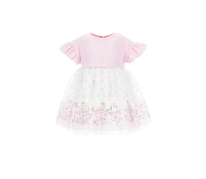 ABITO TULLE ROSE E ORSETTI MONNALISA