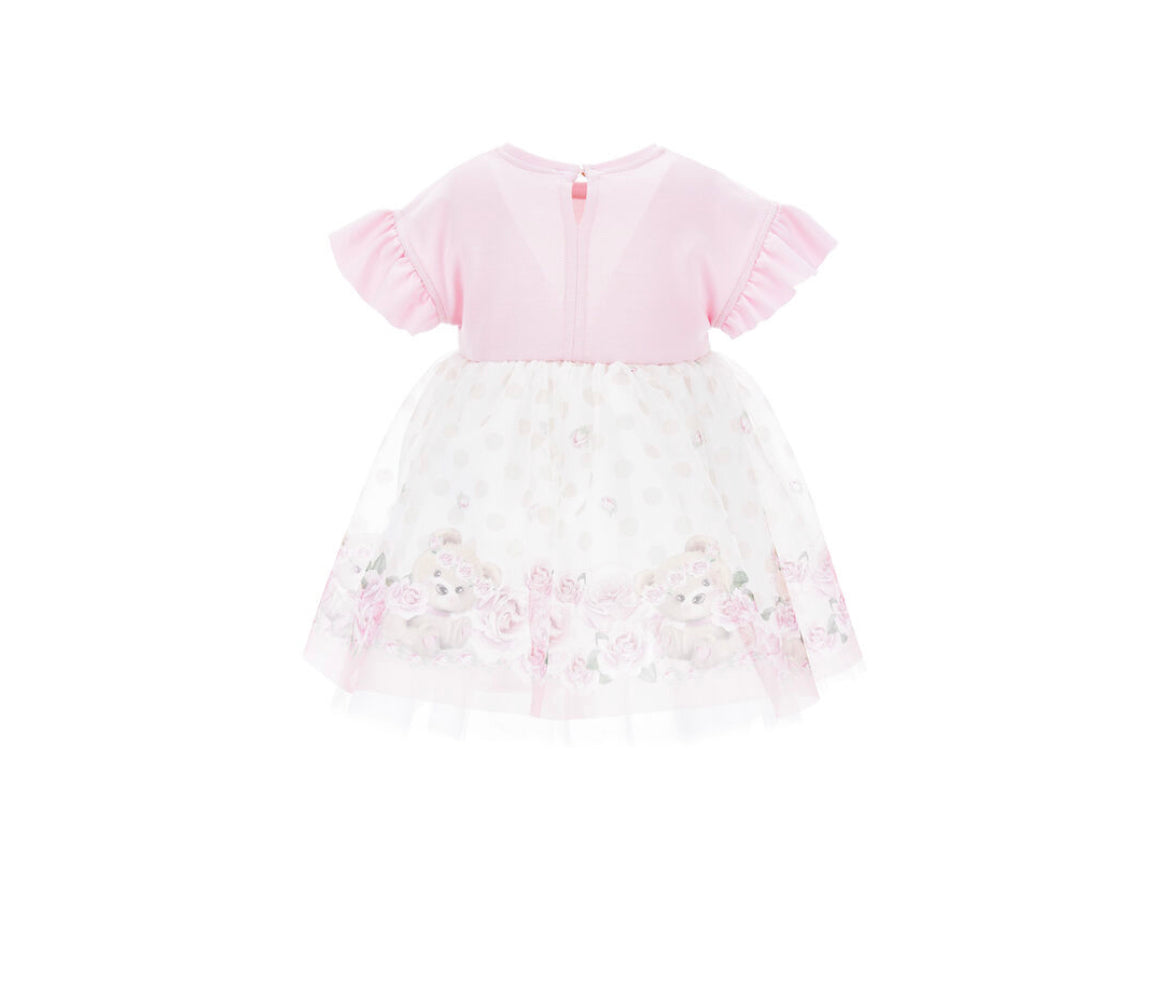 ABITO TULLE ROSE E ORSETTI MONNALISA