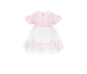 ABITO TULLE ROSE E ORSETTI MONNALISA