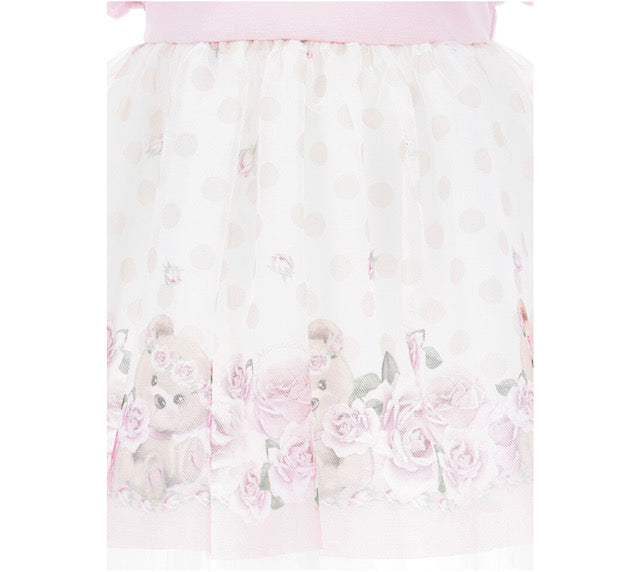 ABITO TULLE ROSE E ORSETTI MONNALISA