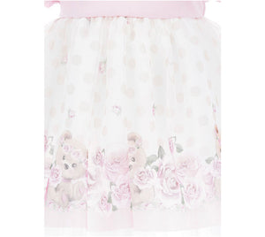 ABITO TULLE ROSE E ORSETTI MONNALISA
