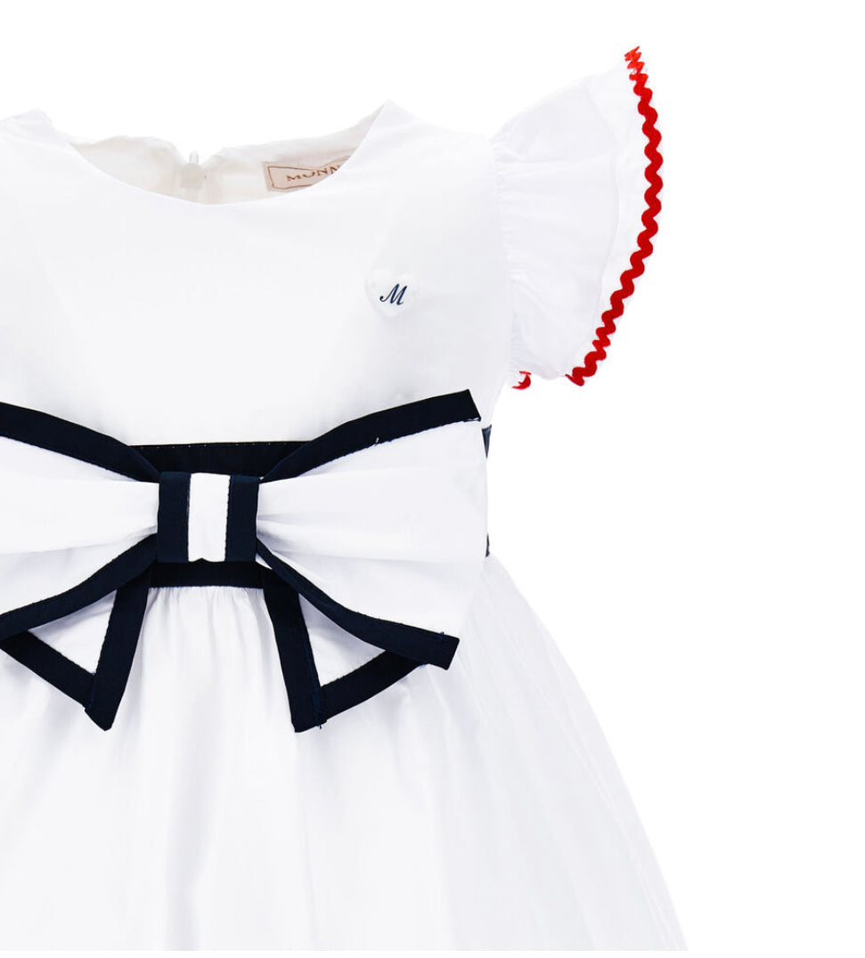 ABITO BIANCO BLU MONNALISA