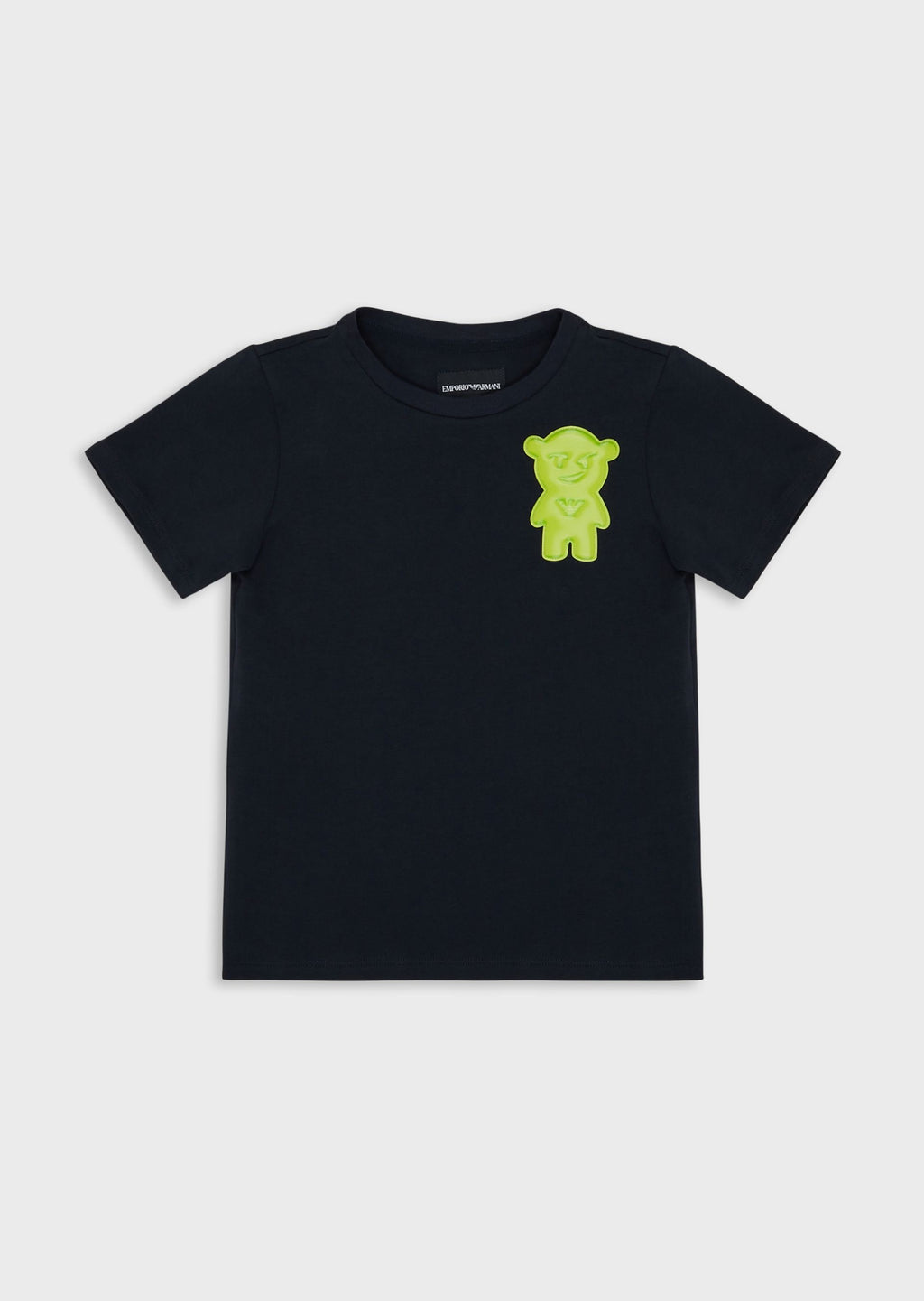 T-SHIRT BLU MANGA ARMANI