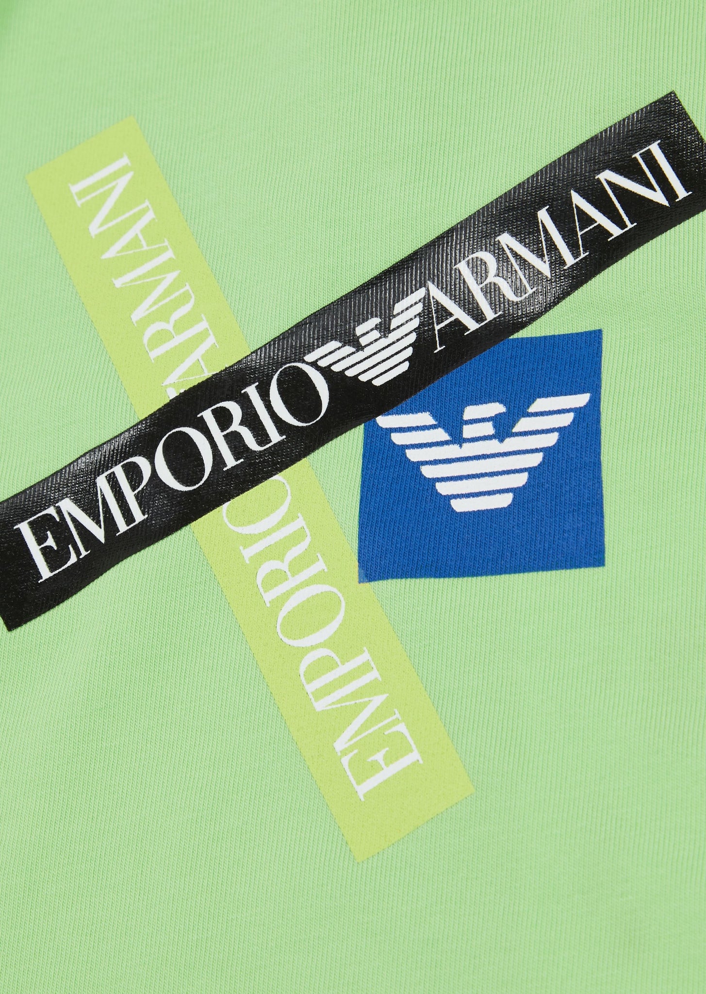 T-SHIRT VERDE FLUO ARMANI