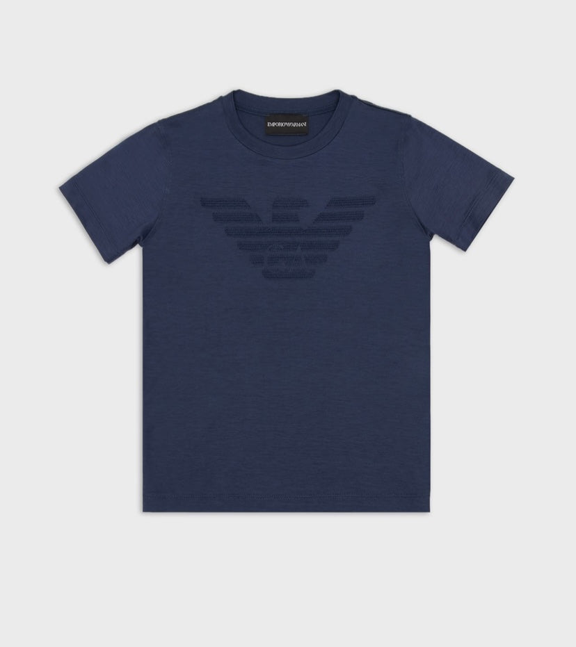 T-SHIRT INDACO AQUILA ARMANI
