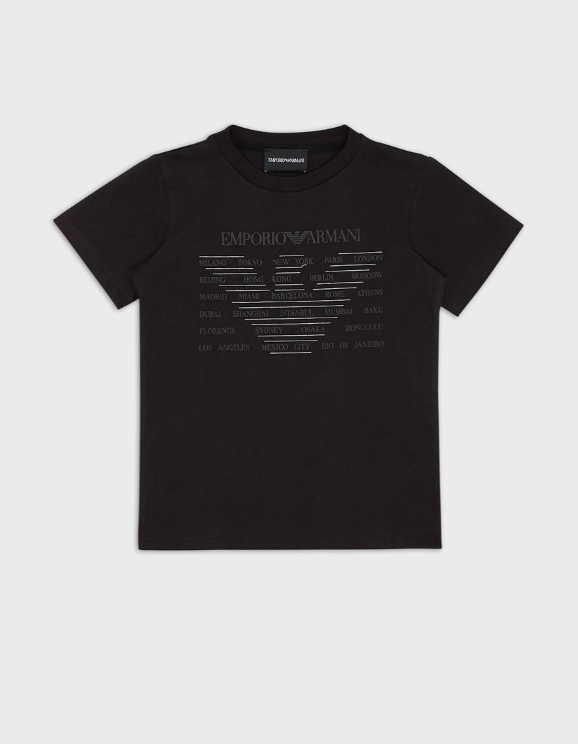 T-SHIRT BLU ARMANI