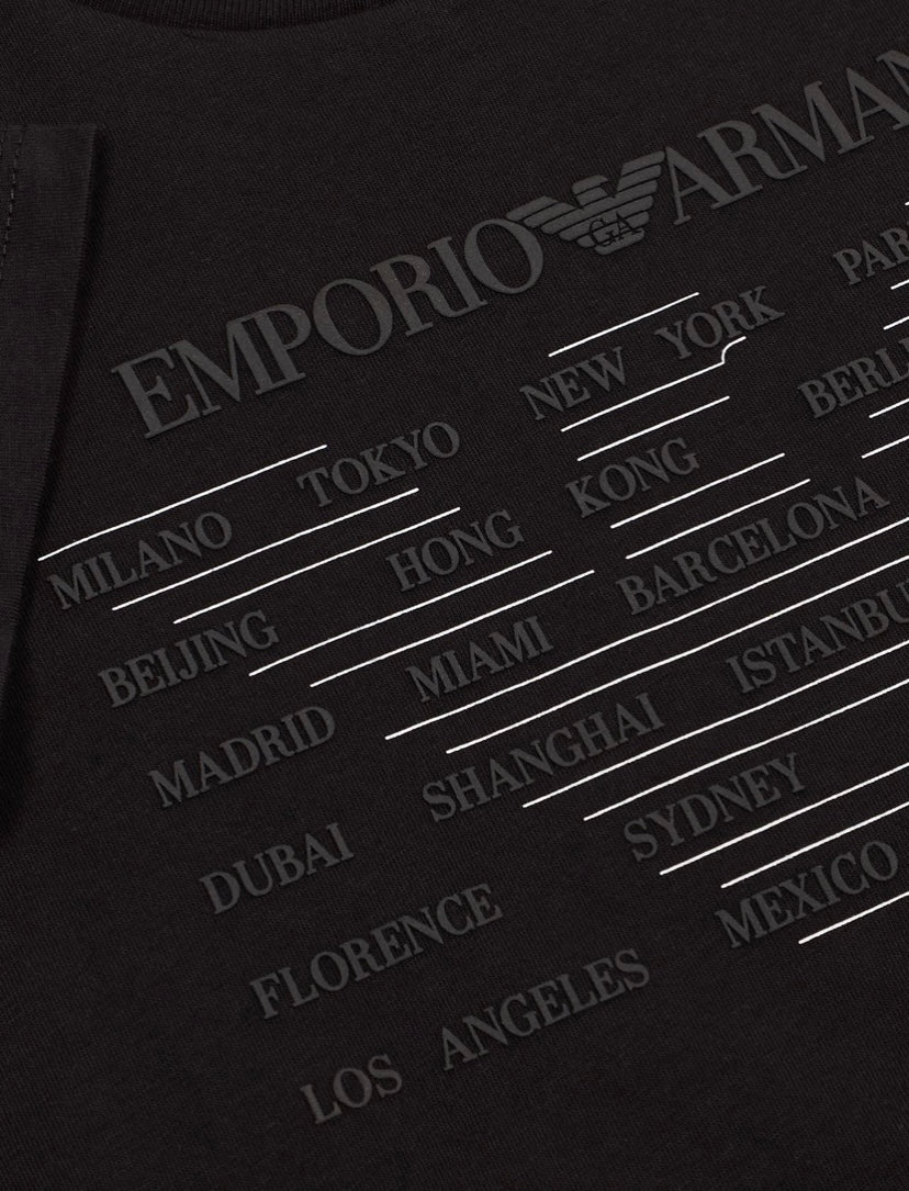 T-SHIRT BLU ARMANI