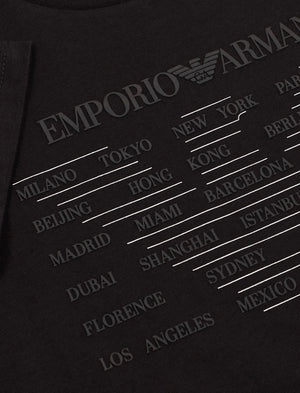 T-SHIRT BLU ARMANI