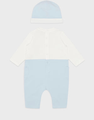 SET TUTINA + CAPPELLO BIANCO/CIELO ARMANI