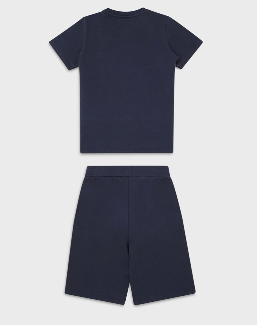 COMPLETO T-SHIRT + BERMUDA BLU ARMANI