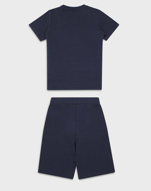 COMPLETO T-SHIRT + BERMUDA BLU ARMANI