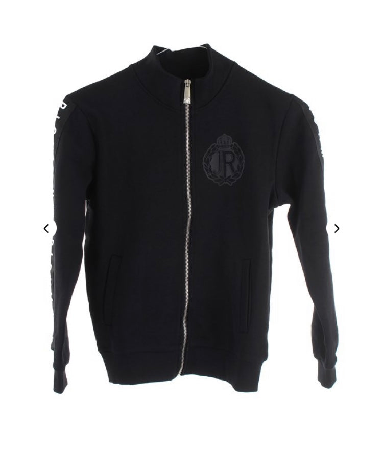 FELPA ZIP NERA RICHMOND
