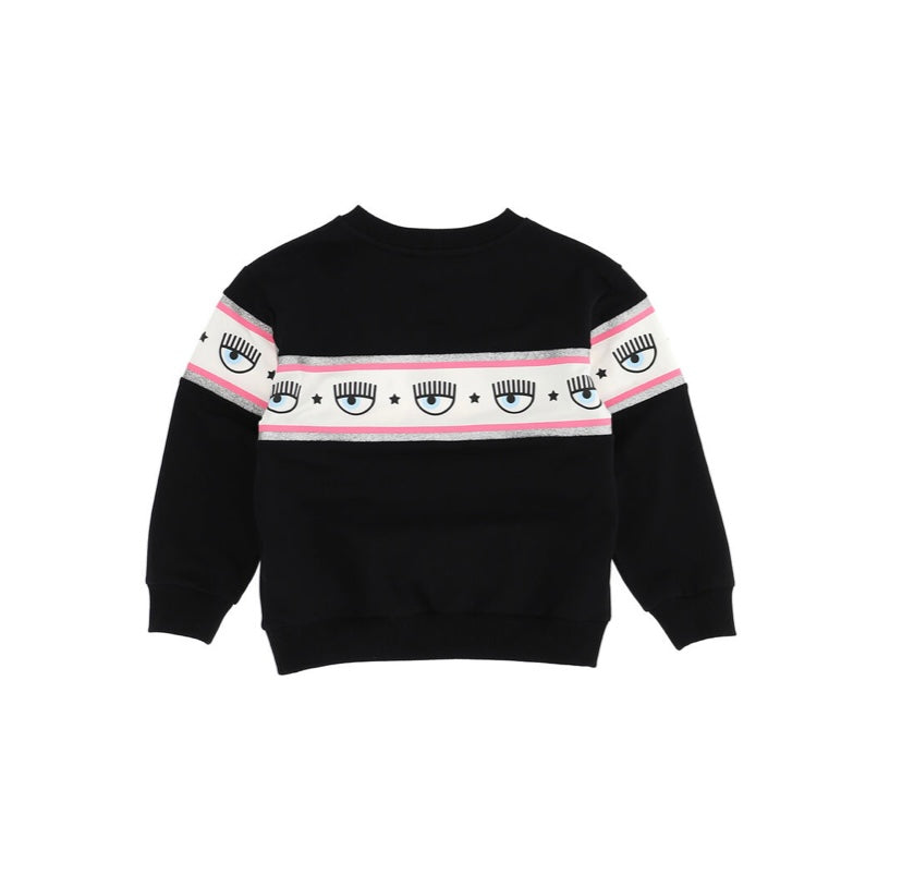 FELPA NERA/FUCSIA CHIARA FERRAGNI