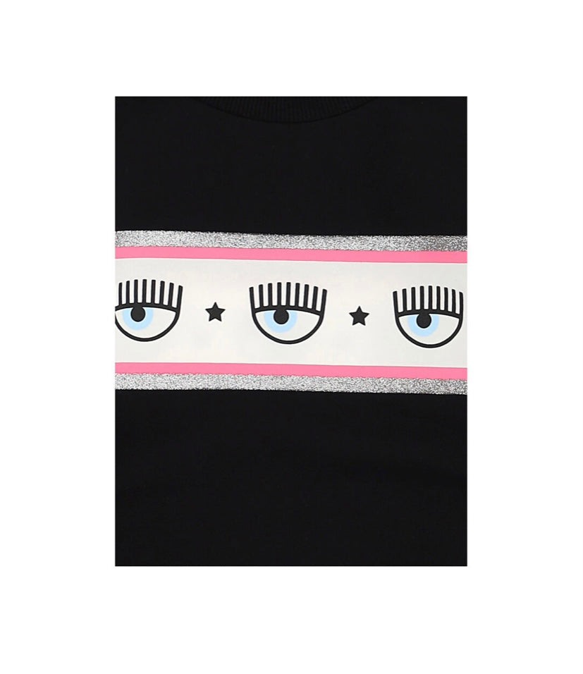 FELPA NERA/FUCSIA CHIARA FERRAGNI