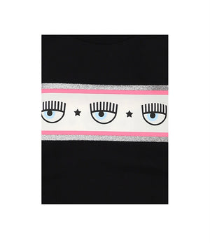 FELPA NERA/FUCSIA CHIARA FERRAGNI
