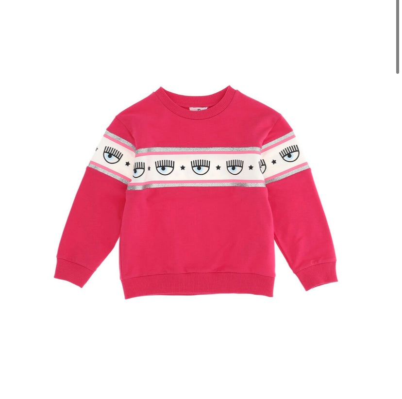 FELPA NERA/FUCSIA CHIARA FERRAGNI