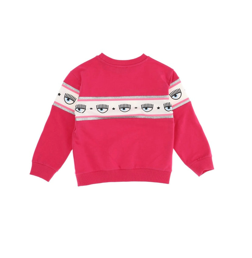 FELPA NERA/FUCSIA CHIARA FERRAGNI