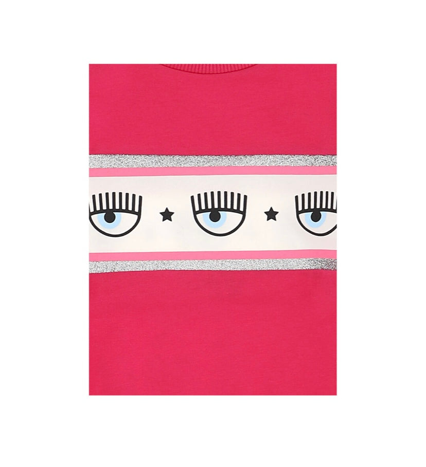 FELPA NERA/FUCSIA CHIARA FERRAGNI