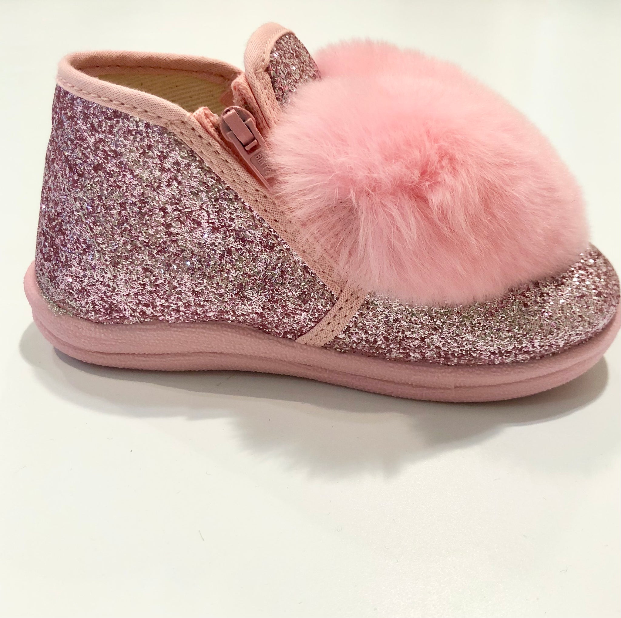 SCARPE GLITTER ROSA