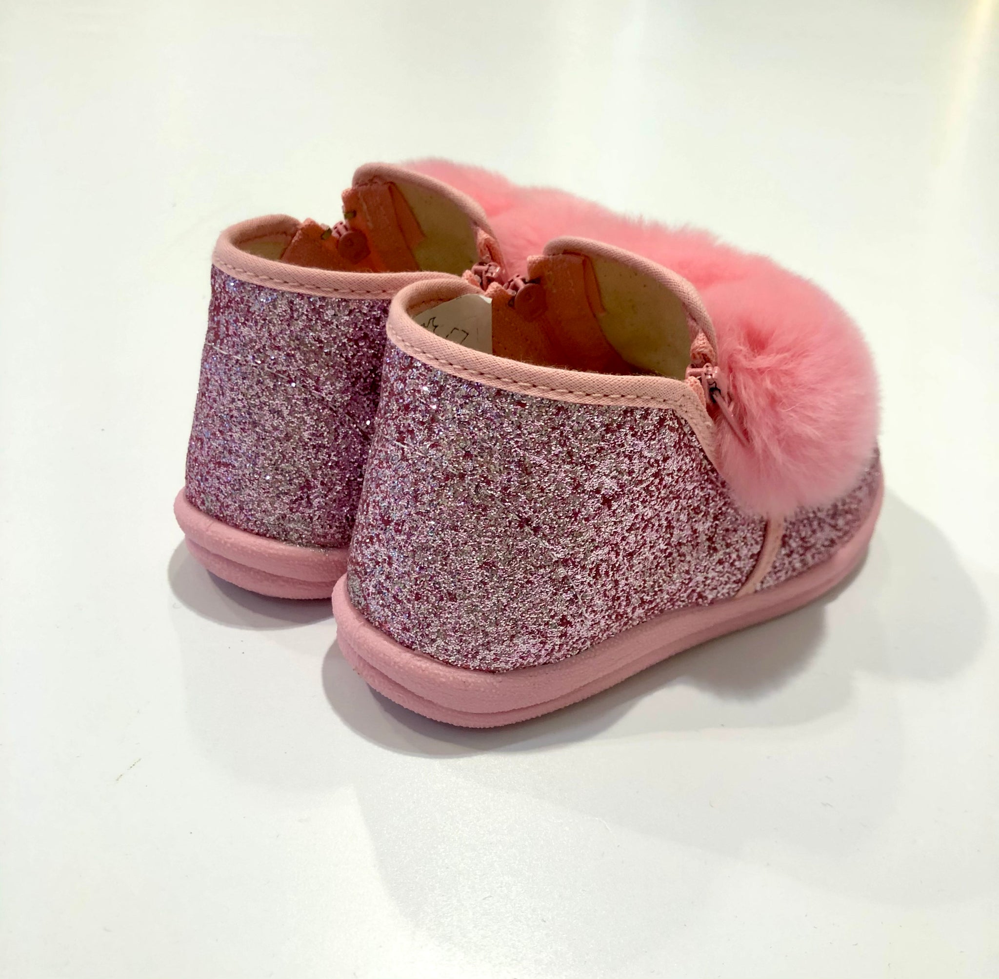 SCARPE GLITTER ROSA