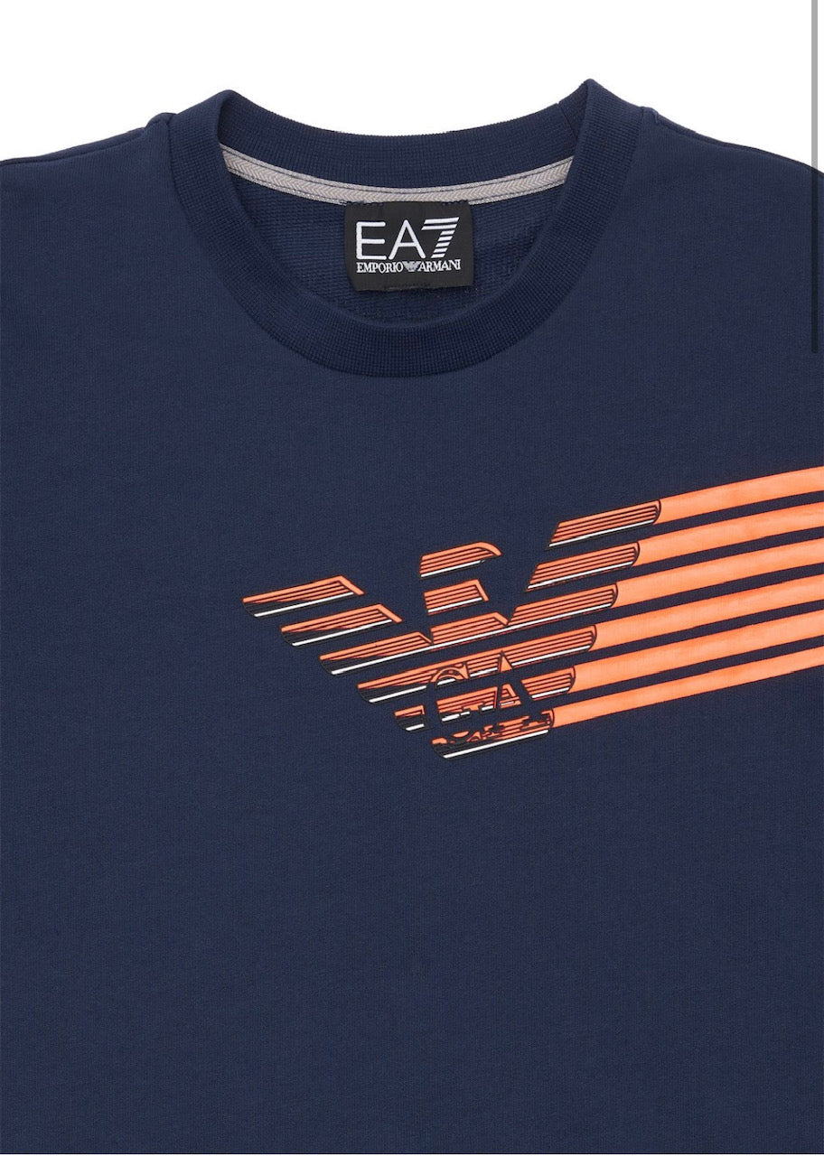 Felpa blu ARMANI