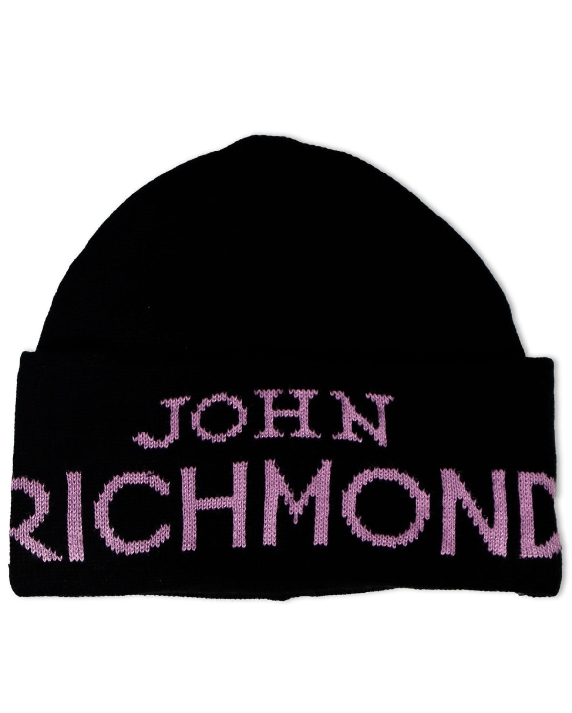 SET SCIARPA + CAPPELLO NERO/LILLA RICHMOND
