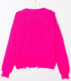 Pullover fuxia GAELLE