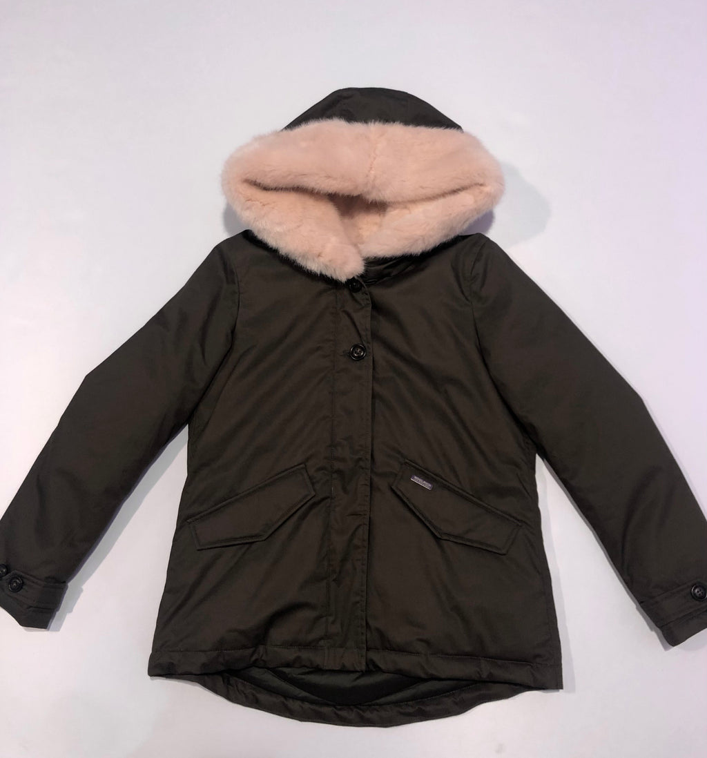 WOOLRICH VERDE E ROSA