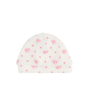 CAPPELLO PANNA LOGO ROSA CHIARA FERRAGNI