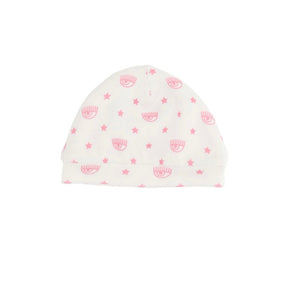 CAPPELLO PANNA LOGO ROSA CHIARA FERRAGNI