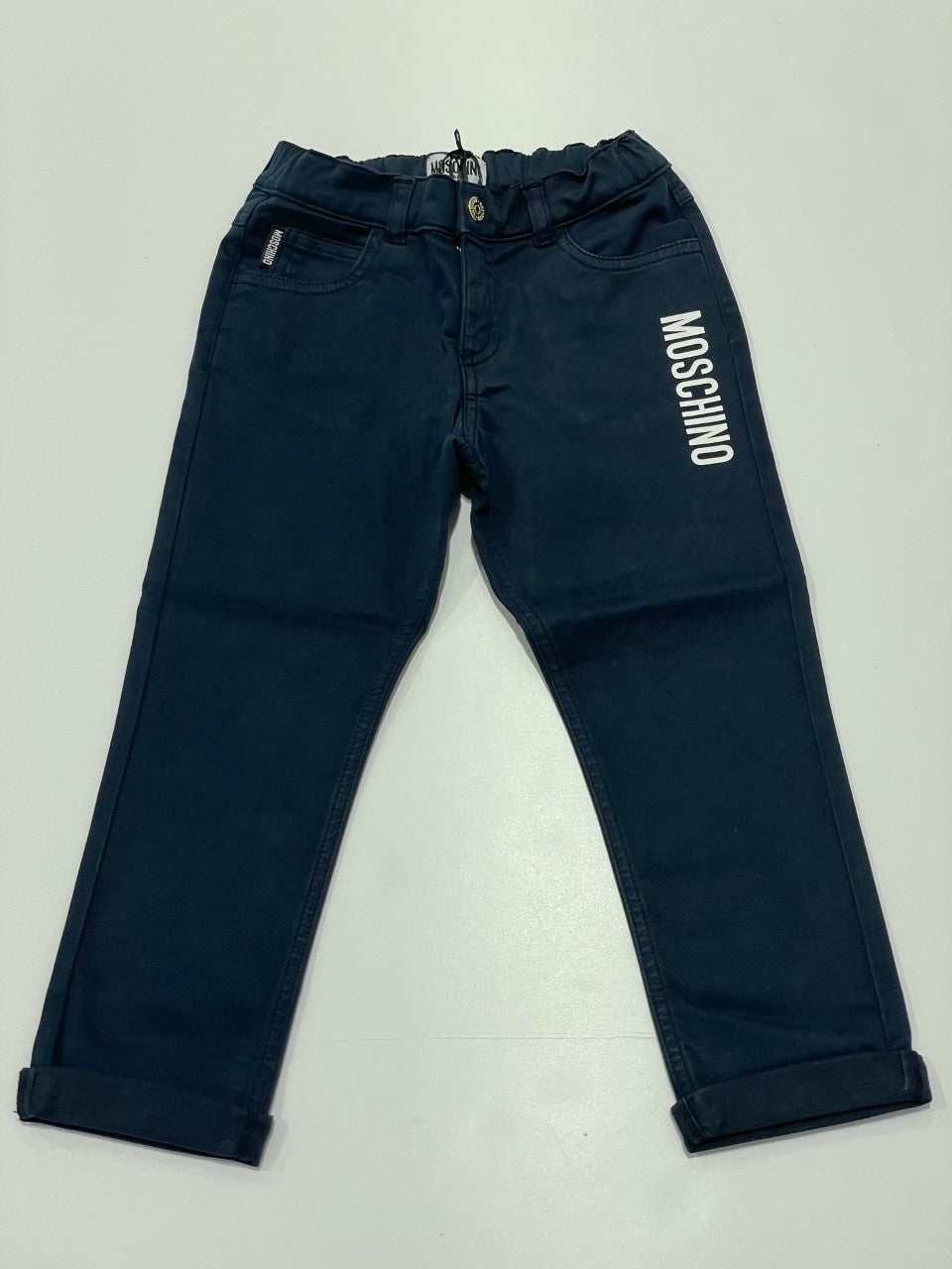 PANTALONE BLU MOSCHINO