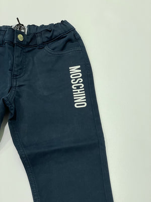 PANTALONE BLU MOSCHINO