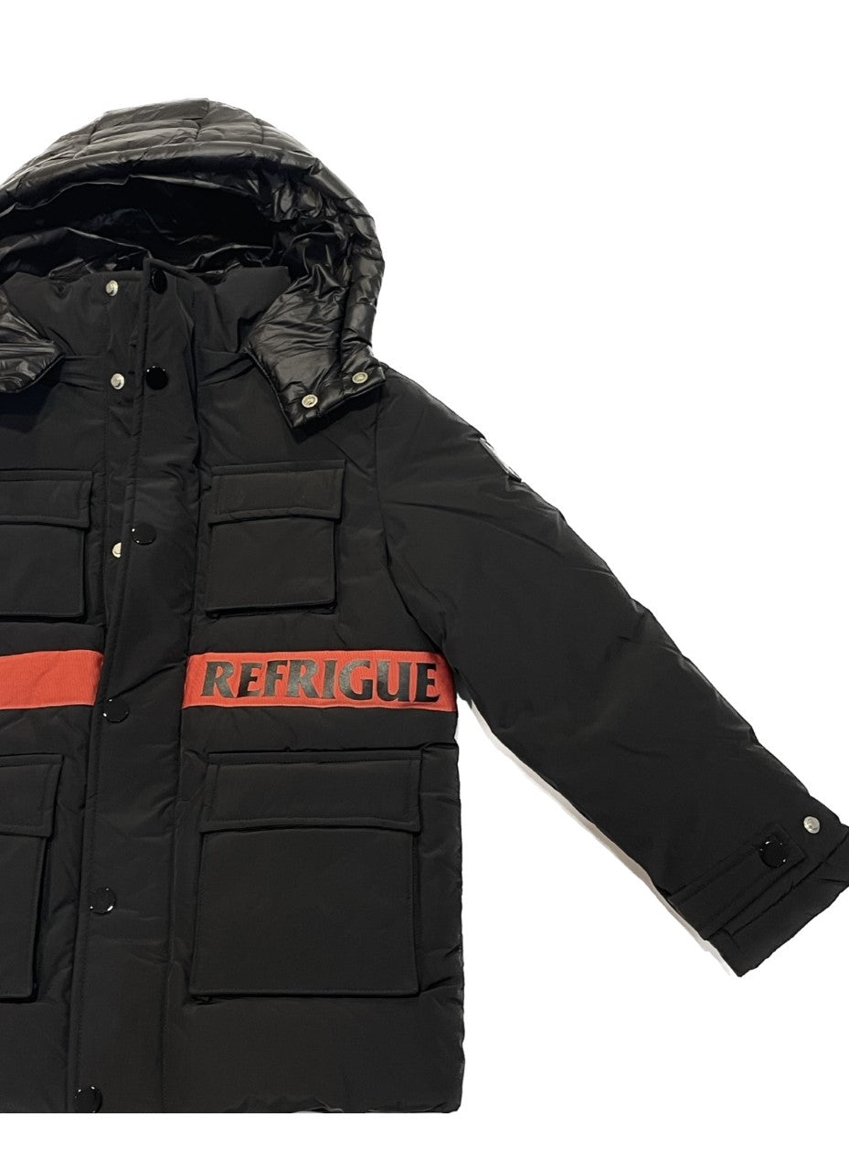 PIUMINO NERO REFRIGUE